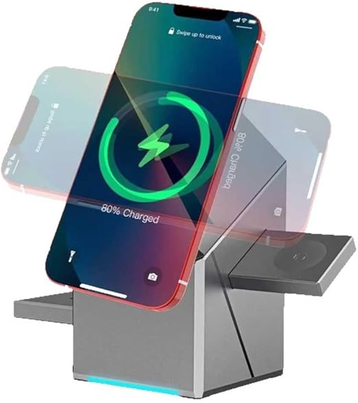 3-in-1 Magnetic Pop-up Design Wireless Charger