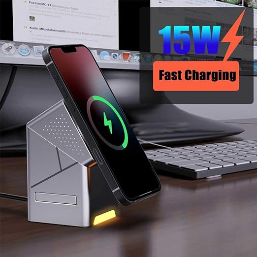3-in-1 Magnetic Pop-up Design Wireless Charger